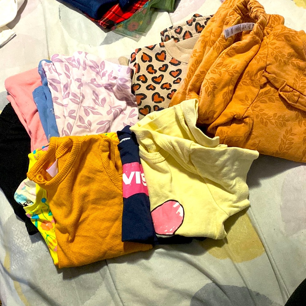 24 months bundle pants shirts 2 piece matching set 3 piece matching set